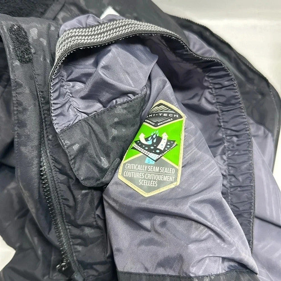 Columbia Whirlibird Coat Winter Snow Jacket Outershell Gray Black Womens Size XL - Picture 11 of 12